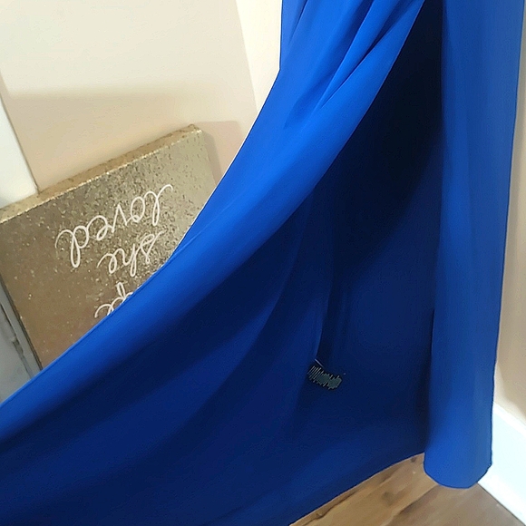 Ralph Lauren one shoulder formal dress size 12 - Picture 5 of 7